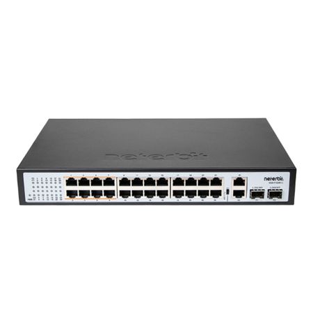 سوییچ 28 پورت نتربیت مدل NGS-F1028P-C (گارانتی 36 ماهه آونگ)