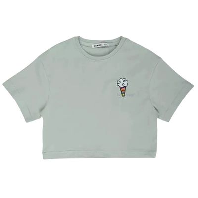 تی شرت آستین کوتاه دخترانه مدل MDSS-CH1686