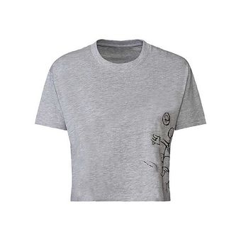 کراپ‌ تی‌شرت آستین کوتاه زنانه دیزنی مدل میکی موس - 18591010