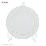 سرویس غذاخوری 28 پارچه چینی زرین ایران سری ایتالیا اف مدل Sepid Sadaf 2 درجه یک