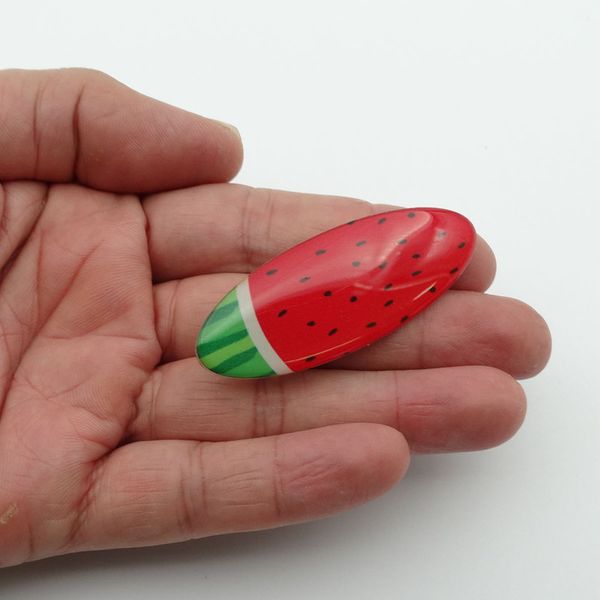 گیره مو زنانه مدل هندوانه کد 02 مجموعه 2 عددی