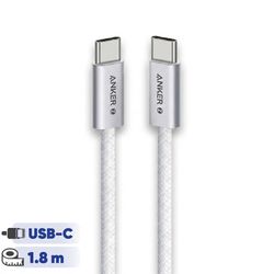 کابل تبدیل USB-C به USB-C انکر مدل  Zolo A8060H21 طول 1.8 متر با توان 240 وات