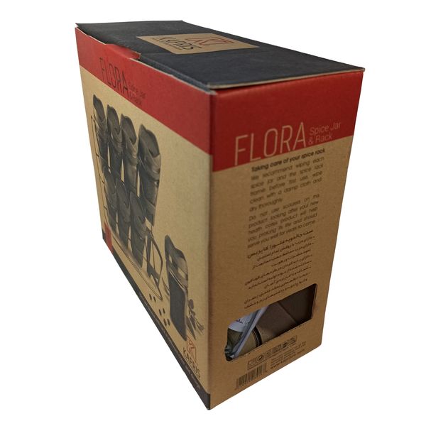 ست جا ادویه 8 پارچه کاپریس مدل فلورا کد WGW8