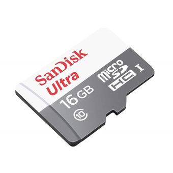 کارت حافظه micro SD  سن دیسک مدل ULTRA استاندارد UHS-I سرعت 80MBps ظرفیت 16 گیگابایت