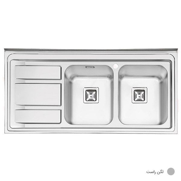 سینک ظرفشویی ایلیااستیل مدل 1068