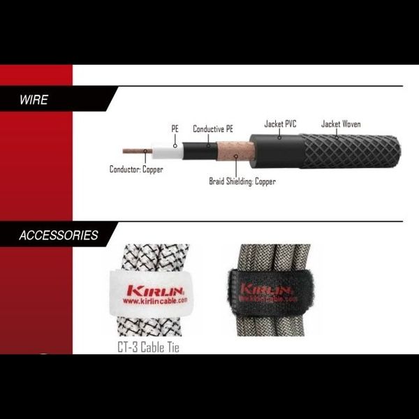 KIRLIN CABLE IWB-201 BFG/6M (1/4 MONO STRAGHT-ANGLE)