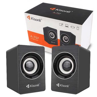 اسپیکر  دو تکه لپتاپی و کامپیوتر Kisonli A-707