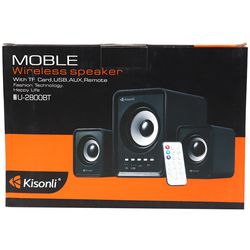 اسپیکر 3 تکه بلوتوثی و سیمی رم و فلش خور Kisonli U-2800BT