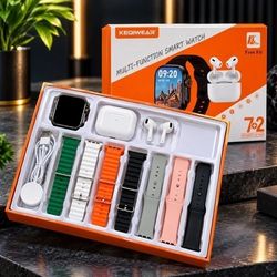 پک ساعت هوشمند KW95 ULTRA 3 با 7 بند و ایرپاد
