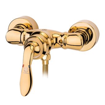 شیر سرویس بهداشتی شیرآلات بهداشتی قهرمان مدل دریا سزار طلایی براق