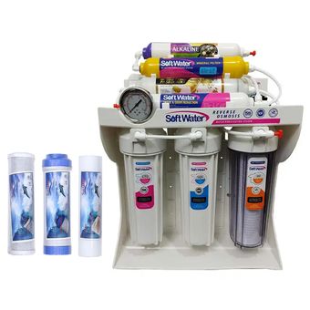 دستگاه تصفیه کننده آب سافت واتر مدل RO-07 به همراه فیلتر تصفیه آب کد 3s-pack مجموعه 3 عددی*136