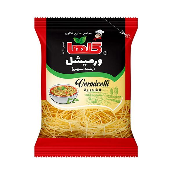 رشته ورمیشل گلها - 150 گرم بسته 50عددی