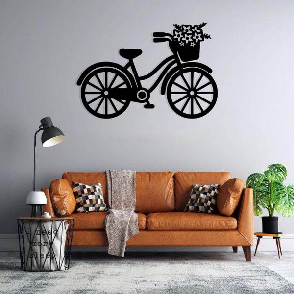 استیکر دیواری طرح دوچرخه کد 003
