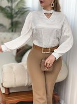 شومیز ساتن گردنبندی 2816