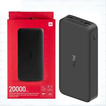 پاوربانک 18 وات شیائومی مدل Redmi PB200LZM ظرفیت 20000 میلی آمپر ساعت