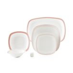 سرویس غذاخوری 27 پارچه 6 نفره چینی زرین ایران مدل Mon Belan