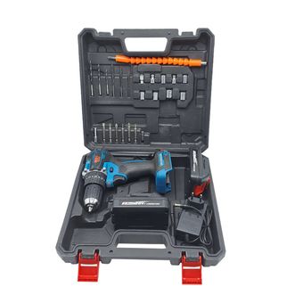 دریل شارژی چکشی صنعتی براشلس باس مدل LIFE_STYLE مجموعه 28 عددی