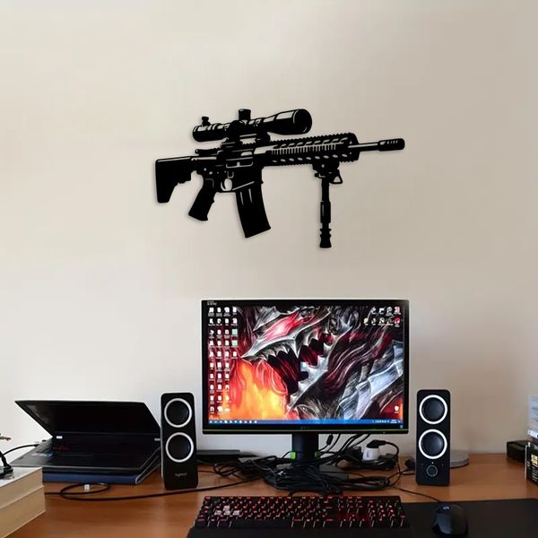 استیکر مدل m4 gun01