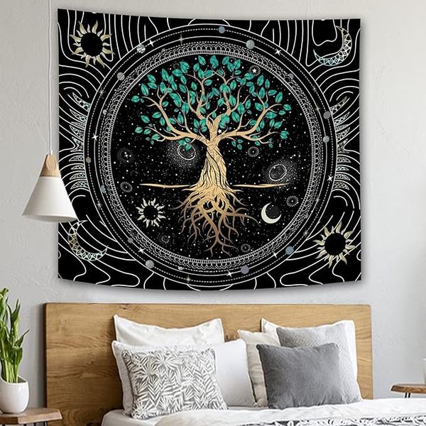 پوستر پارچه ای فیانی مدل بک دراپ درخت زندگی کد F134