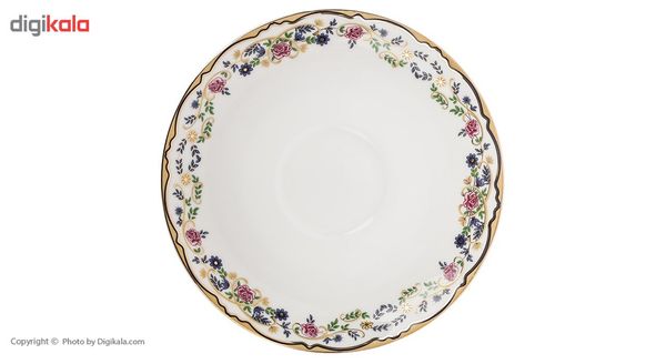 سرویس غذاخوری 102 پارچه چینی زرین ایران سری ایتالیا اف مدل Golestan درجه یک