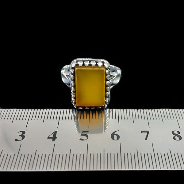 انگشتر نقره مردانه ملک زیور مدل شرف الشمس کد 201