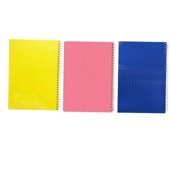 دفتر مشق 100برگ طرح رنگین مدل pp کد a1 بسته 3 عددی