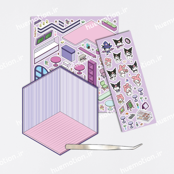 استیکر سه بعدی - Kuromi