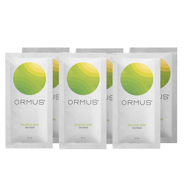 ژل ماسک صورت اورموس مدل سالیسیلیک اسید حجم 15 میلی لیتر بسته 6 عددی