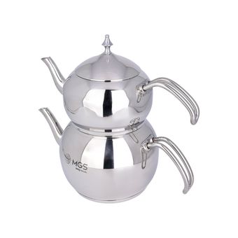 ست کتری و قوری ام جی اس مدل استیل کد 41020