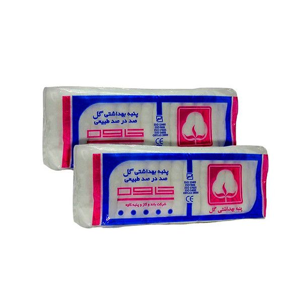 پنبه آرایشی گل مدل کاوه 2 بسته 100 گرمی