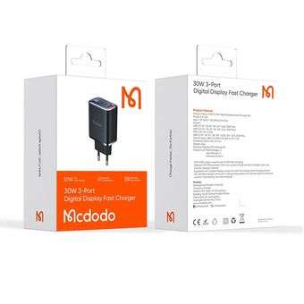 شارژر دیواری 30 وات مک دودو مدل MCDODO CH-218