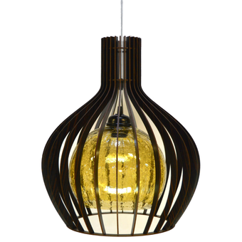 لوستر طرح قفس همراه تنگ 45 سانتیمتری کد L115