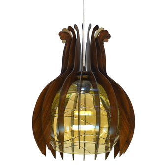 لوستر طرح آناناس همراه تنگ 35 سانتیمتری کد L124