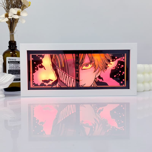تابلو لایت باکس دنجی انیمه چین ساومن | Chainsaw Man denji Anime Light Box