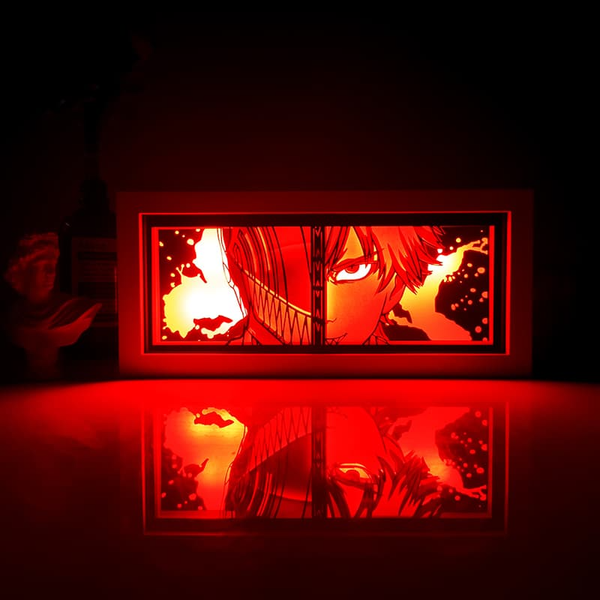 تابلو لایت باکس دنجی انیمه چین ساومن | Chainsaw Man denji Anime Light Box