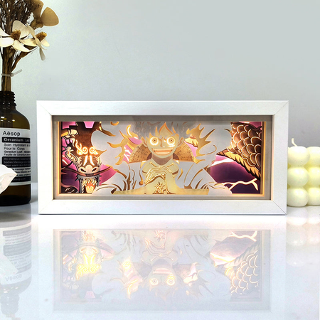 تابلو لایت باکس انیمه ای لوفی وان پیس | Luffy One Piece Anime Light Box