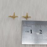 گوشواره زنانه مدل میخی طرح ضربان قلب کد beat113*549