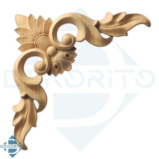 گل منبت راش کد L100 - 100*100*11