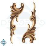 گل منبت راش کد L106 - 150*55*13