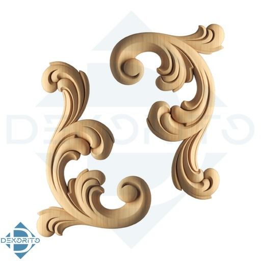 گل منبت راش کد L107 - 150*100*16