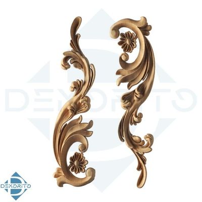 گل منبت راش کد L111 - 200*35*13