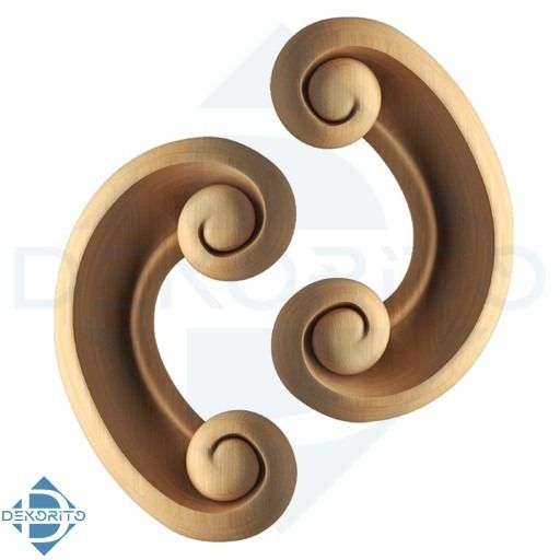 گل منبت راش کد L118 - 50*30*11