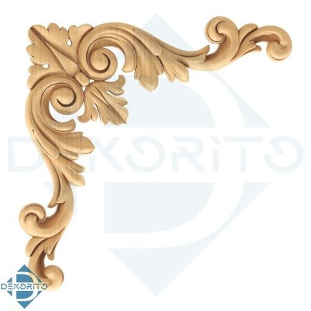 گل منبت راش کد L124 - 300*300*18