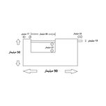 قفل کتابی آرکا مدل استوانه ای کد s90