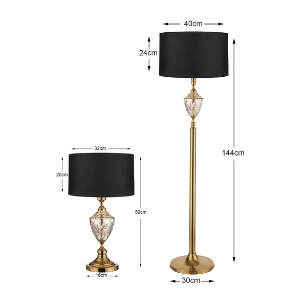 آباژور ایستاده و رومیزی زیمادور مدل فیدان کد ZD-B