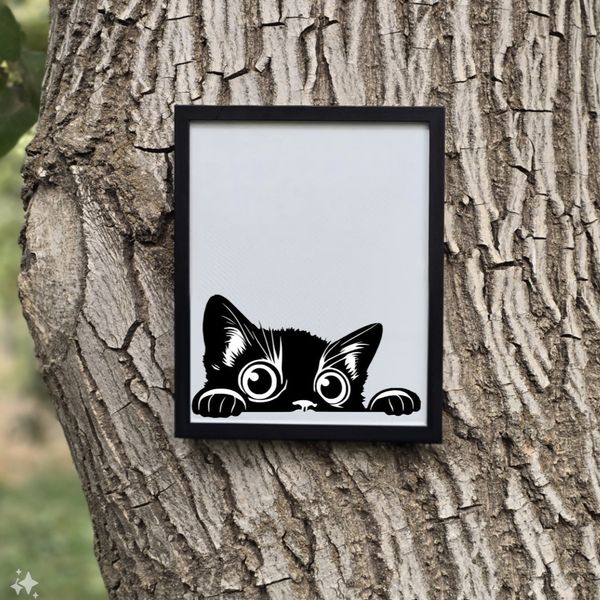 تابلو مدل چاوه گربه لوس