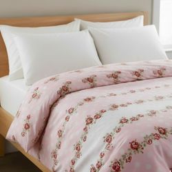 روکش لحاف پنبه انگلیش هوم مدل Allure Rosa یک نفره سایز 220x160 سانتی‌متر