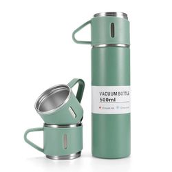 فلاسک مدل 3 کاپ VACUUM گنجایش 0.5 لیتر به همراه لیوان