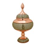 شکلات خوری خاتم کاری مسی کد 25