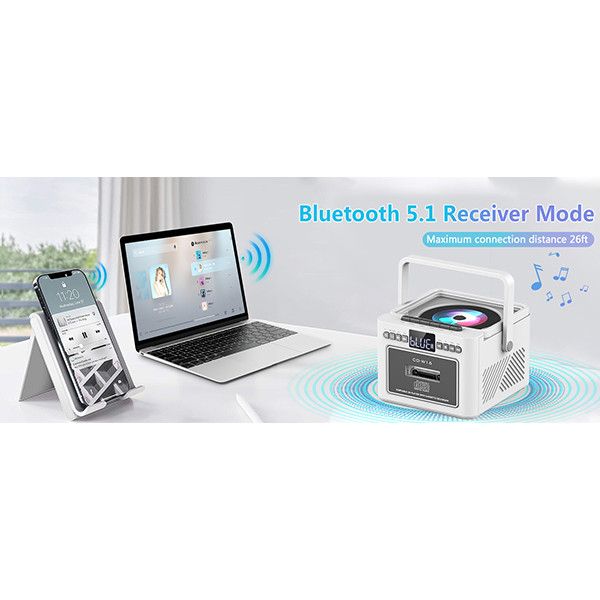 پخشکننده سیدی بومباکس 2025 کاست خور ،پخش کننده موسیقی مدل CD-W16